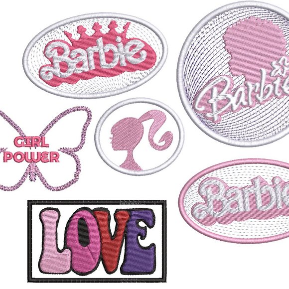 Barbie Iron on patch bundle - 7 pack - Picture 5 of 8
